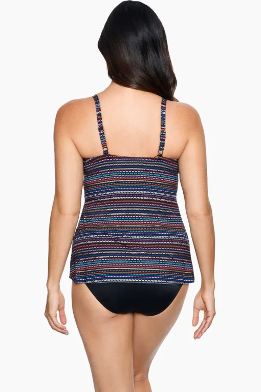 Shimmer Links Love Knot Tankini Top