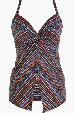Shimmer Links Love Knot Tankini Top