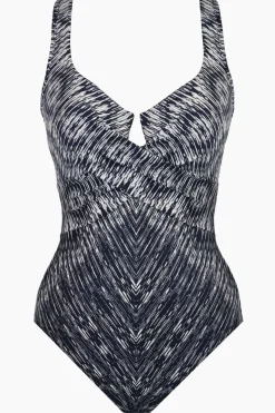 Silver Shores Criss Cross Escape One Piece Swimsuit
