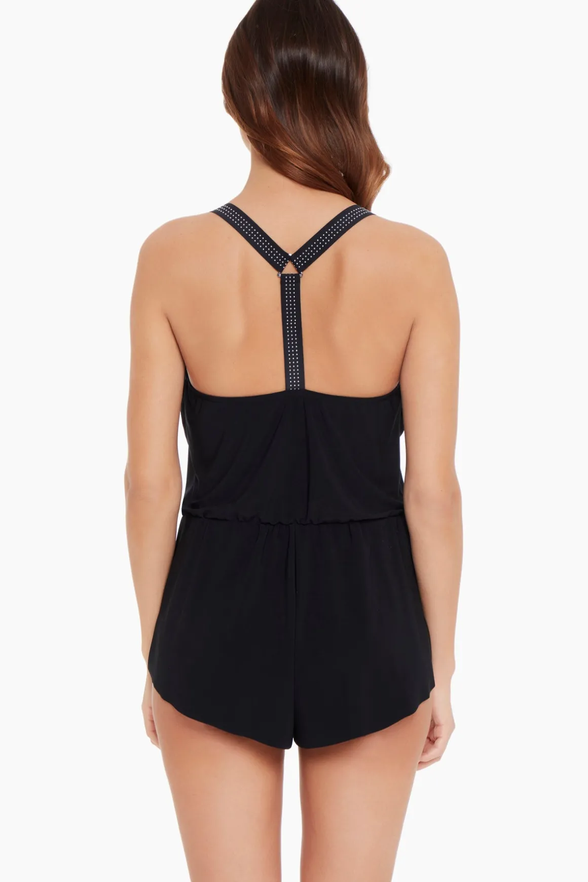 Star Studded Gabby One Piece Romper Swimsuit