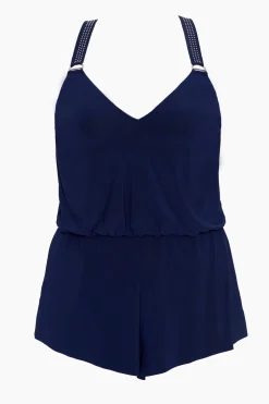 Star Studded Gabby One Piece Romper Swimsuit