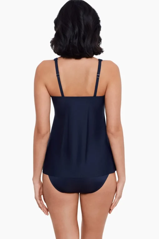 Surplice Underwire Tankini Top D-DDD Cups