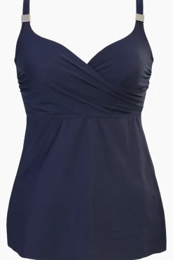 Surplice Underwire Tankini Top D-DDD Cups