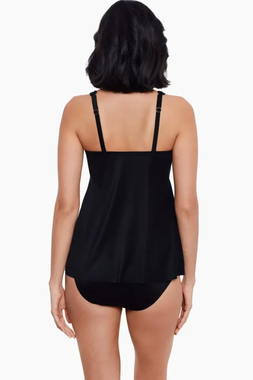 Surplice Underwire Tankini Top D-DDD Cups