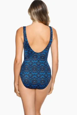 Thebes Criss Cross Escape One Piece Swimsuit