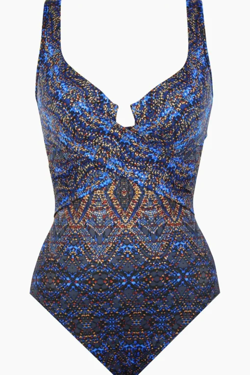 Thebes Criss Cross Escape One Piece Swimsuit