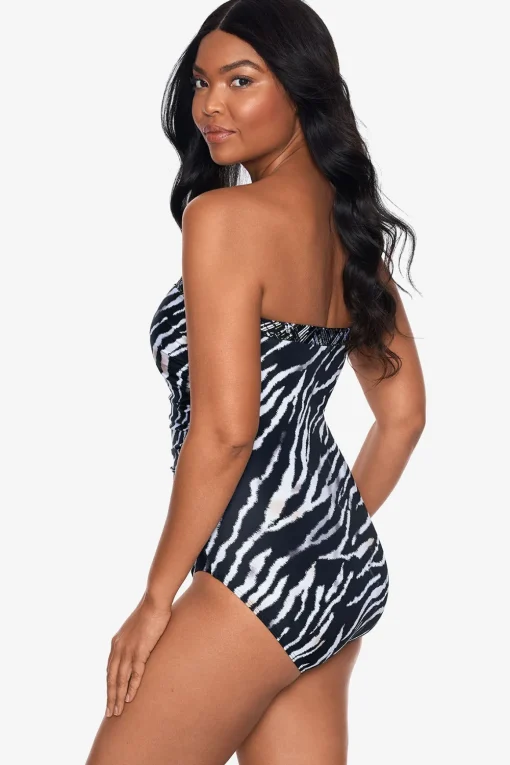 Tigre Sombra Avanti Bandeau Swimsuit