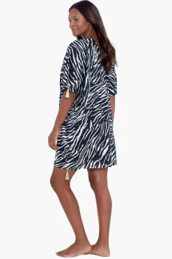 Tigre Sombre Caftan Swim Cover Up