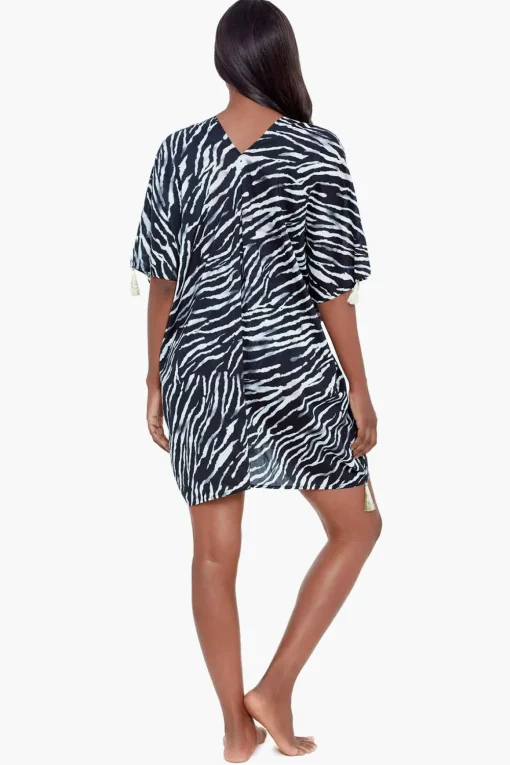 Tigre Sombre Caftan Swim Cover Up