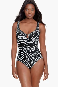 Tigre Sombre Escape One Piece Swimsuit