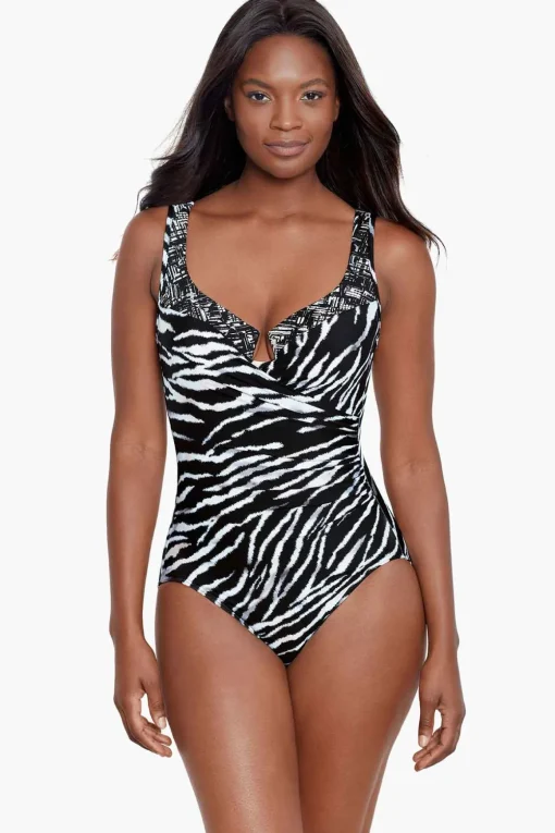 Tigre Sombre Escape One Piece Swimsuit