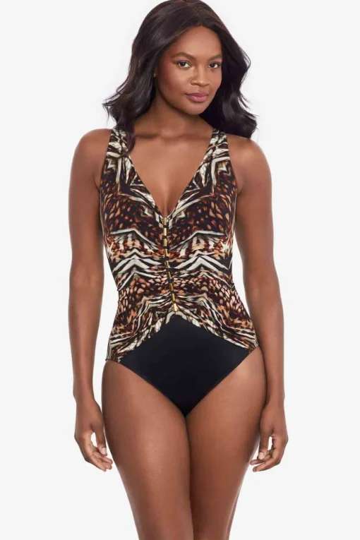 Tribal Tigress Charmer One Piece Swimsuit