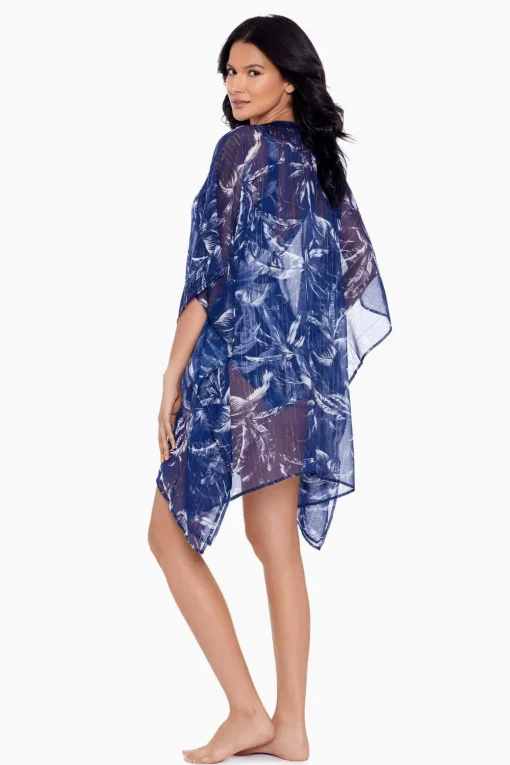 Tropica Toile Caftan Swim Cover Up