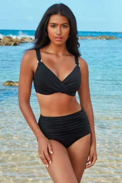 Underwire Plunge Bra Top