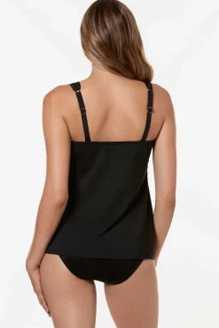 Underwire Plunge Tankini Top D-DDD Cup