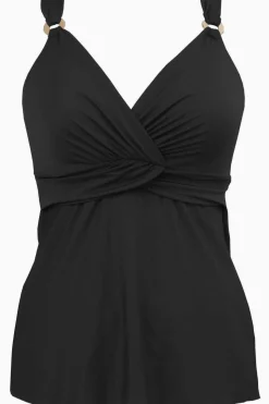 Underwire Plunge Tankini Top D-DDD Cup